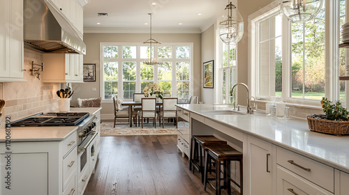 elegant kitchen interior rich in luxurious bespoke details