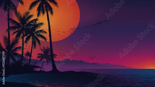 Lightning Highlights a Tropical Wonderland
