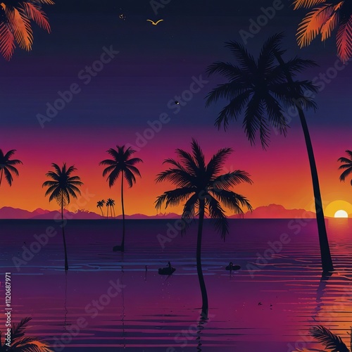 Lightning Highlights a Tropical Wonderland
