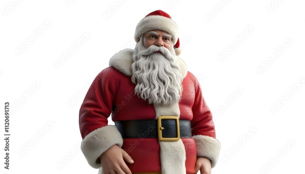 santa claus isolated on white santa claus isolated on white