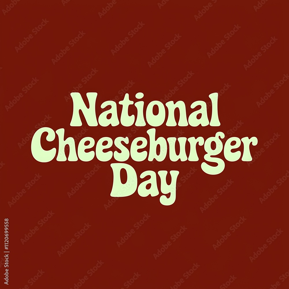 National Cheeseburger Day celebration graphic design National Cheeseburger Day celebration graphic design
