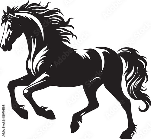 Horse Art & Illustration silhouette vector 