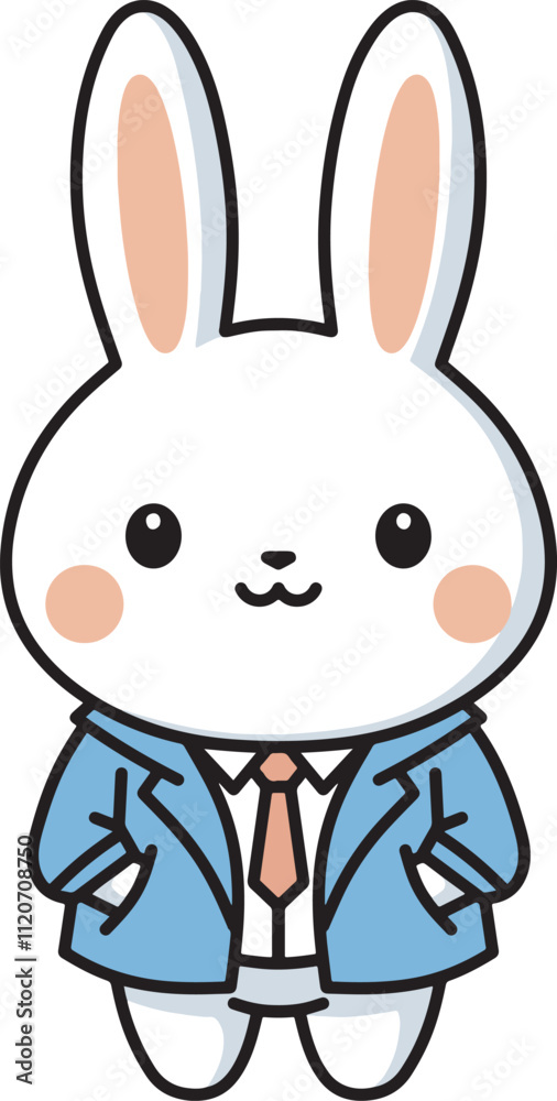 Cute bunny character design art Cute bunny character design art