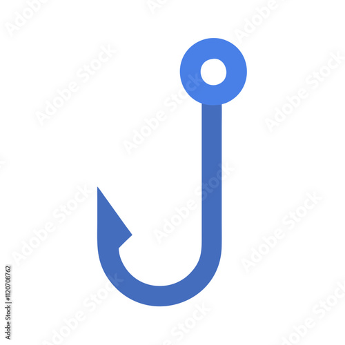 fishing hook vector illustration