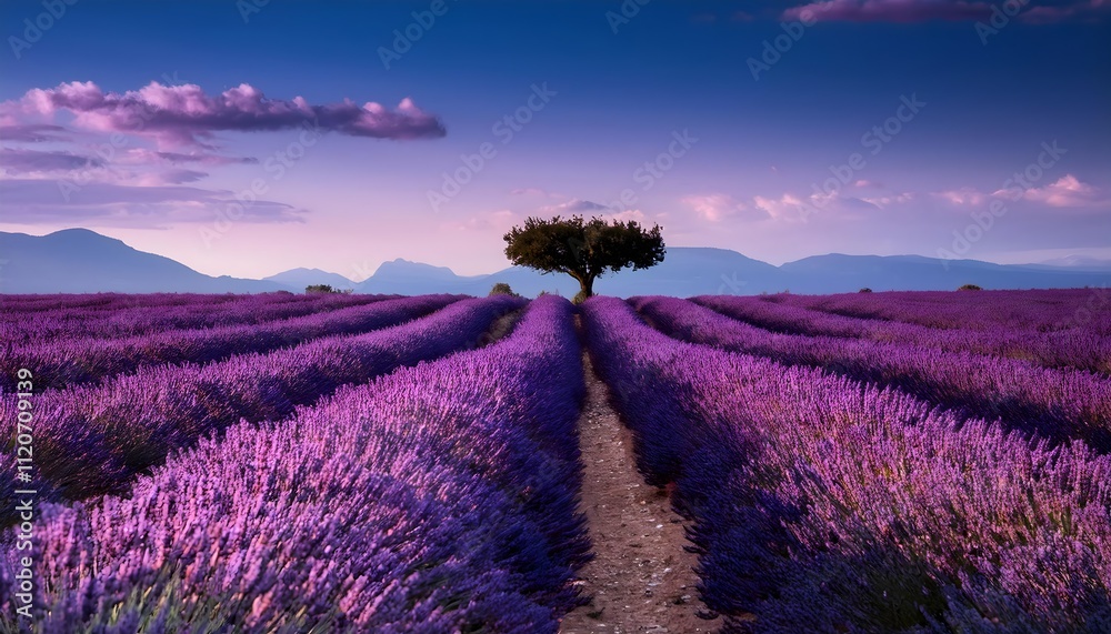 Lavender field, near Valensole, provence, France. Lavender field, near Valensole, provence, France.