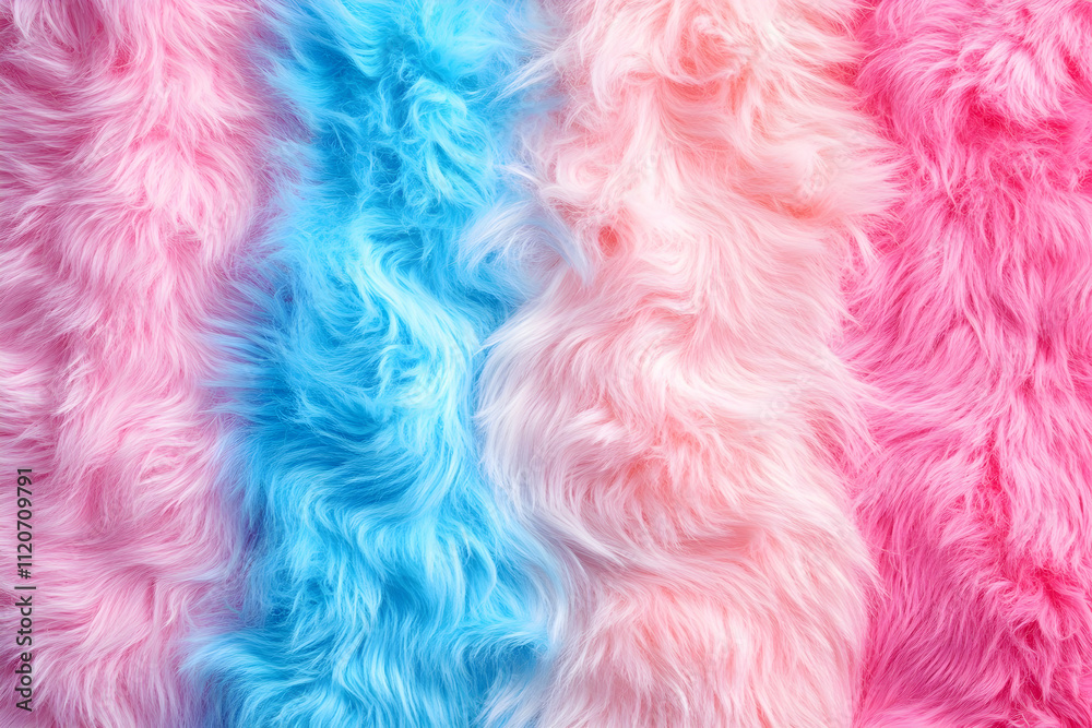 Pastel pink, light blue faux fur texture background. Pastel pink, light blue faux fur texture background.