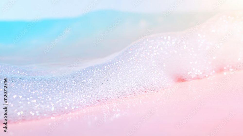 Obraz premium Pastel Beach Waves