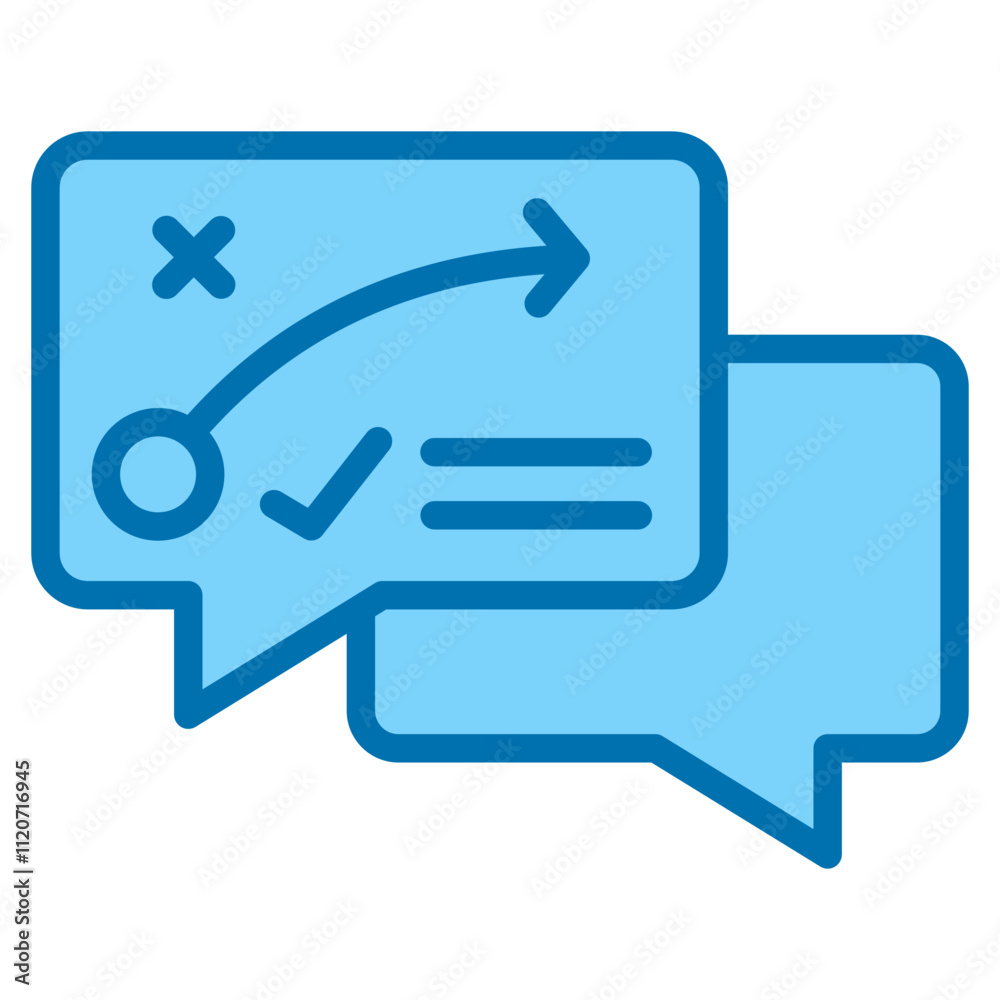 Communication Plan Icon Communication Plan Icon