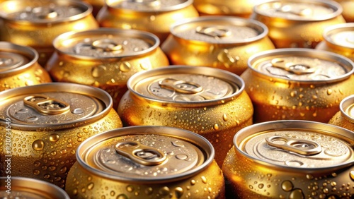 Closeup of refreshing cans of beer, beer, drink, closeup, cold, beverage, aluminum, refreshing, chilled, beverage, can photo