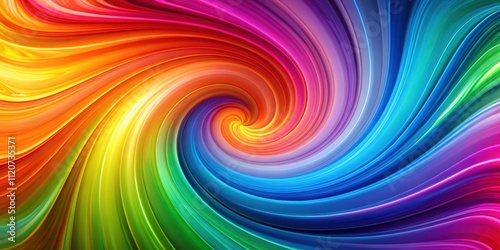 Abstract colorful background with vibrant swirling patterns and gradients, abstract, colorful, background, vibrant