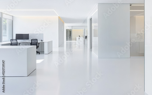 Modern Minimalist Office Space