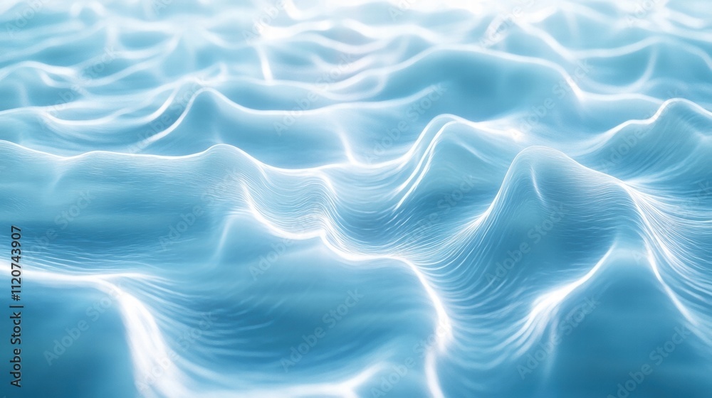 Abstract Blue Wave Background Abstract Blue Wave Background