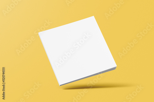 Magazine Square Brochure Mockup