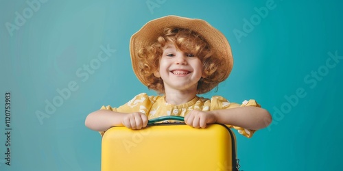 Joyful Child Ready for Summer Vacation