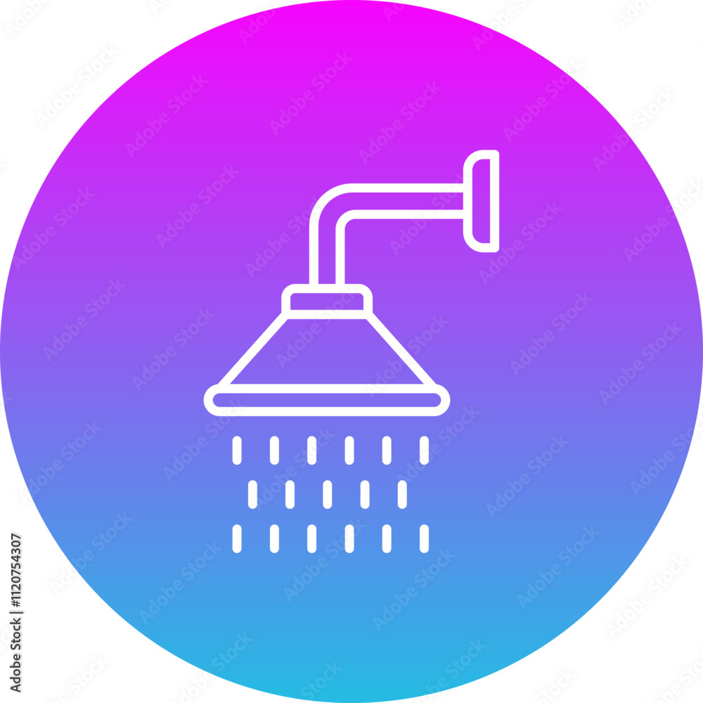 Fototapeta premium Shower Icon