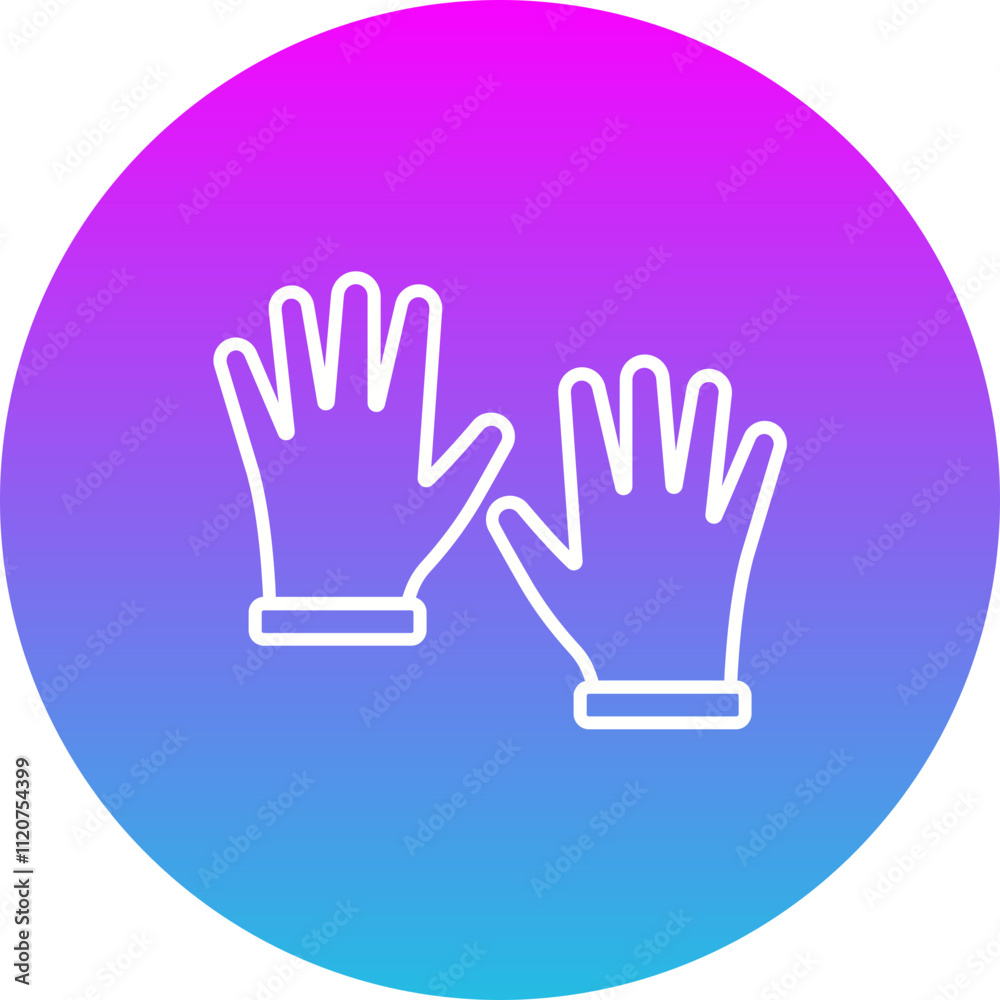 Cleaning Gloves Icon Cleaning Gloves Icon