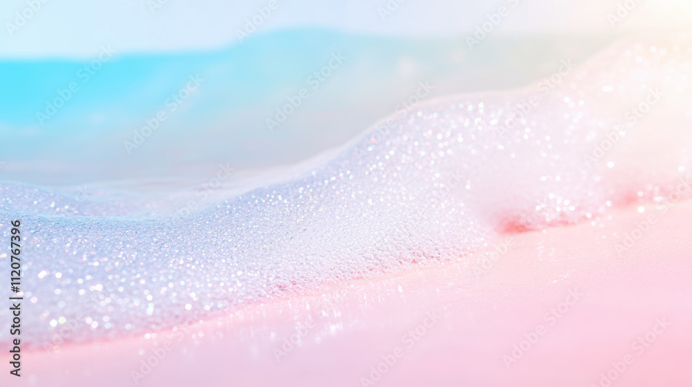 Fototapeta premium Pastel Beach Waves