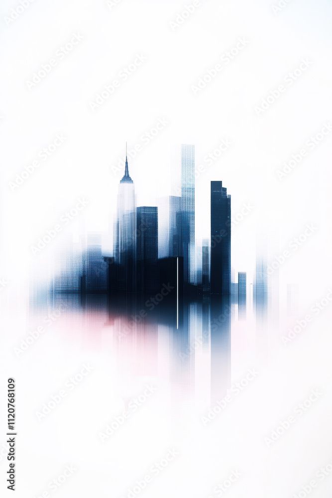 Fototapeta premium Abstract Cityscape
