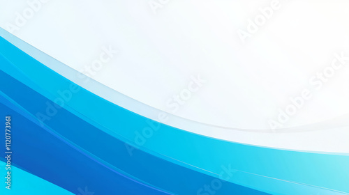 Obraz na płótnie soothing abstract blue backgrounds with smooth curves and gradients w salonie