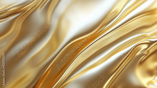Elegant gold shiny abstract wall background with luxurious texture