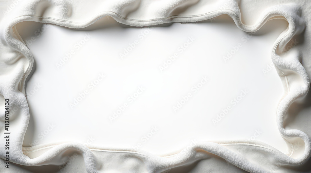 Cozy Textile Frame with Soft Cream Fabric for Elegant Background Concepts in Lifestyle Photography. Cozy Textile Frame with Soft Cream Fabric for Elegant Background Concepts in Lifestyle Photography.