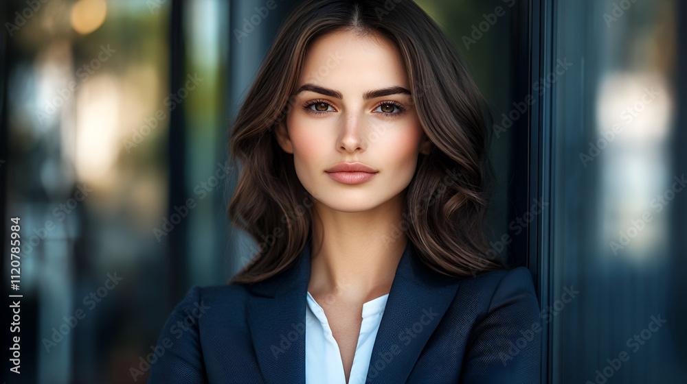 confident business women with suite front view.ai generative confident business women with suite front view.ai generative