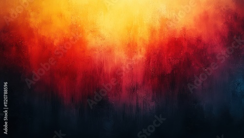 Warm Orange Gradient Abstract Background with Black Texture and Light Glows