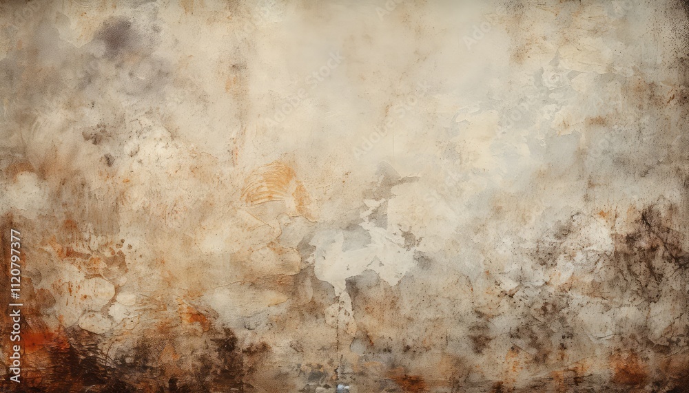 Fototapeta premium Detailed grunge texture o transparent background