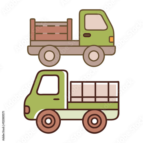 Transportation Vehicles Icons