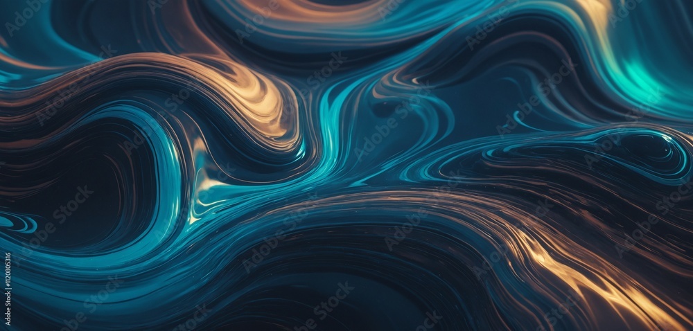 Shimmering Liquid Textures Glowing With Blurred Ambient Tones Shimmering Liquid Textures Glowing With Blurred Ambient Tones