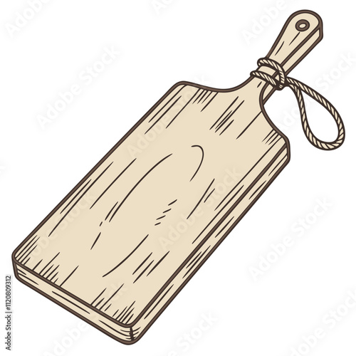 Blank wooden tag with a natural finish perfect for labeling crafting or gift tagging vector Isolated on white background.