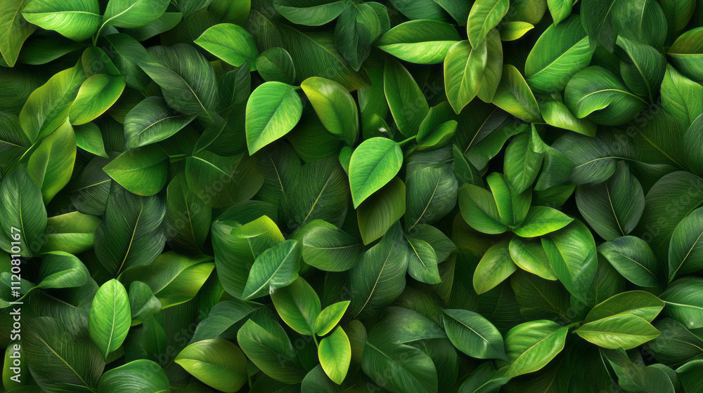 Obraz premium Lush Green Leaves