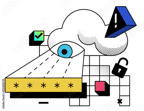 Password protection with all seeing eye