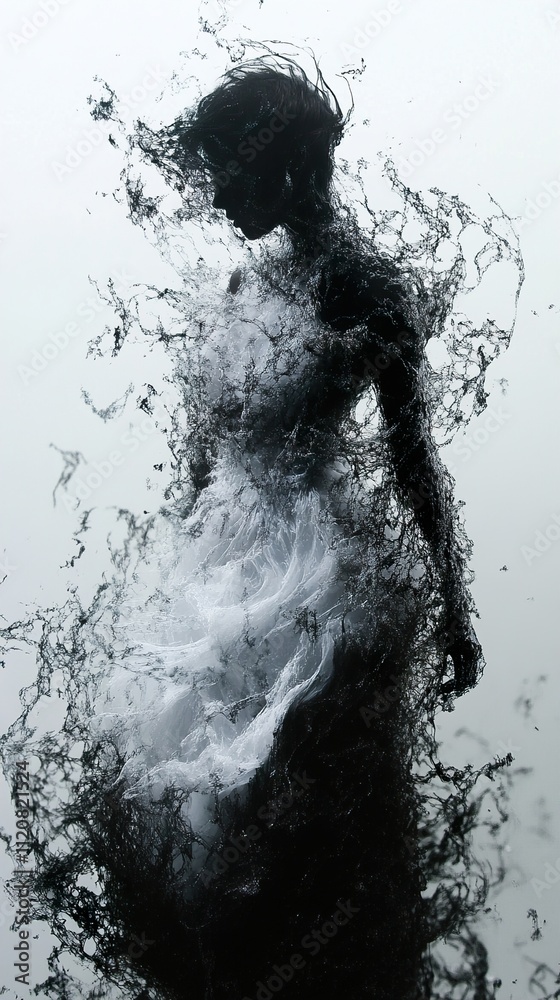 Abstract Figure in Motion: A Study of Transformation
