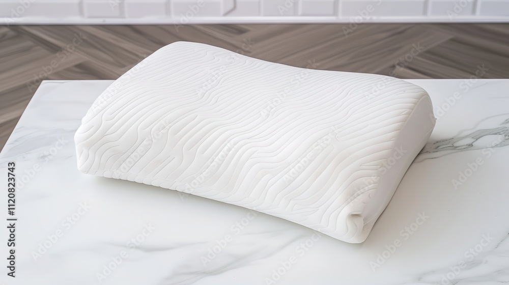 Sleep White Pillow Isolated on White Background, Soft and Plush, Ready to Provide Comfort for a Restful Slumber. Sleep White Pillow Isolated on White Background, Soft and Plush, Ready to Provide Comfort for a Restful Slumber.