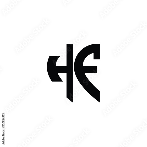 Free Download HF monogram logo design letter text name symbol monochrome logotype alphabet character simple logo - GFXLoad