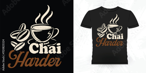 Funny Coffee Artists Retro Vintage Coffee Barista T-shirt Design