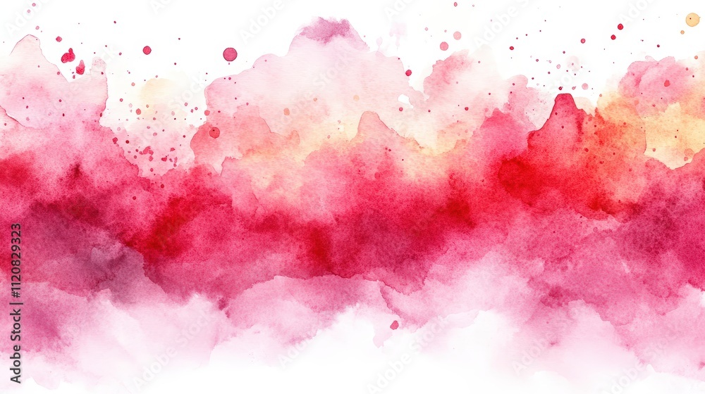 Beautiful abstract watercolor background with soft shades of red, pink, and orange, perfect for art projects, design, and creative applications Beautiful abstract watercolor background with soft shades of red, pink, and orange, perfect for art projects, design, and creative applications
