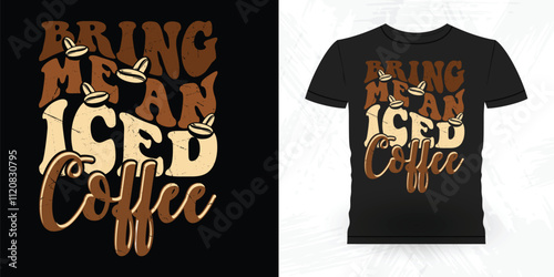 Funny Coffee Artists Retro Vintage Coffee Barista T-shirt Design