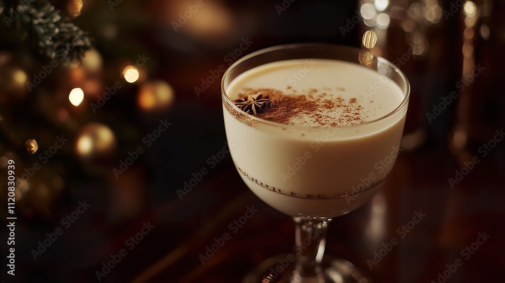 Warm & Cozy Eggnog Cocktail: Festive Christmas Drink Recipe Warm & Cozy Eggnog Cocktail: Festive Christmas Drink Recipe