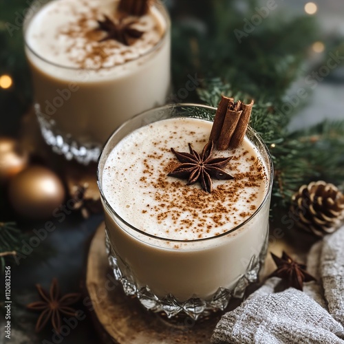 Cozy Christmas Eggnog Recipe: Warm Spiced Drink photo