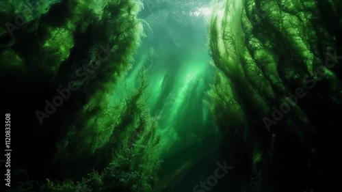 tropical nature in sea water