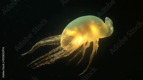 jellyfish in the sea