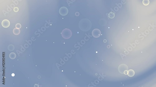 Wallpaper Mural Pale blue background with translucent circles and dots. Perfect for web design, digital art, presentations, or social media graphics. Torontodigital.ca
