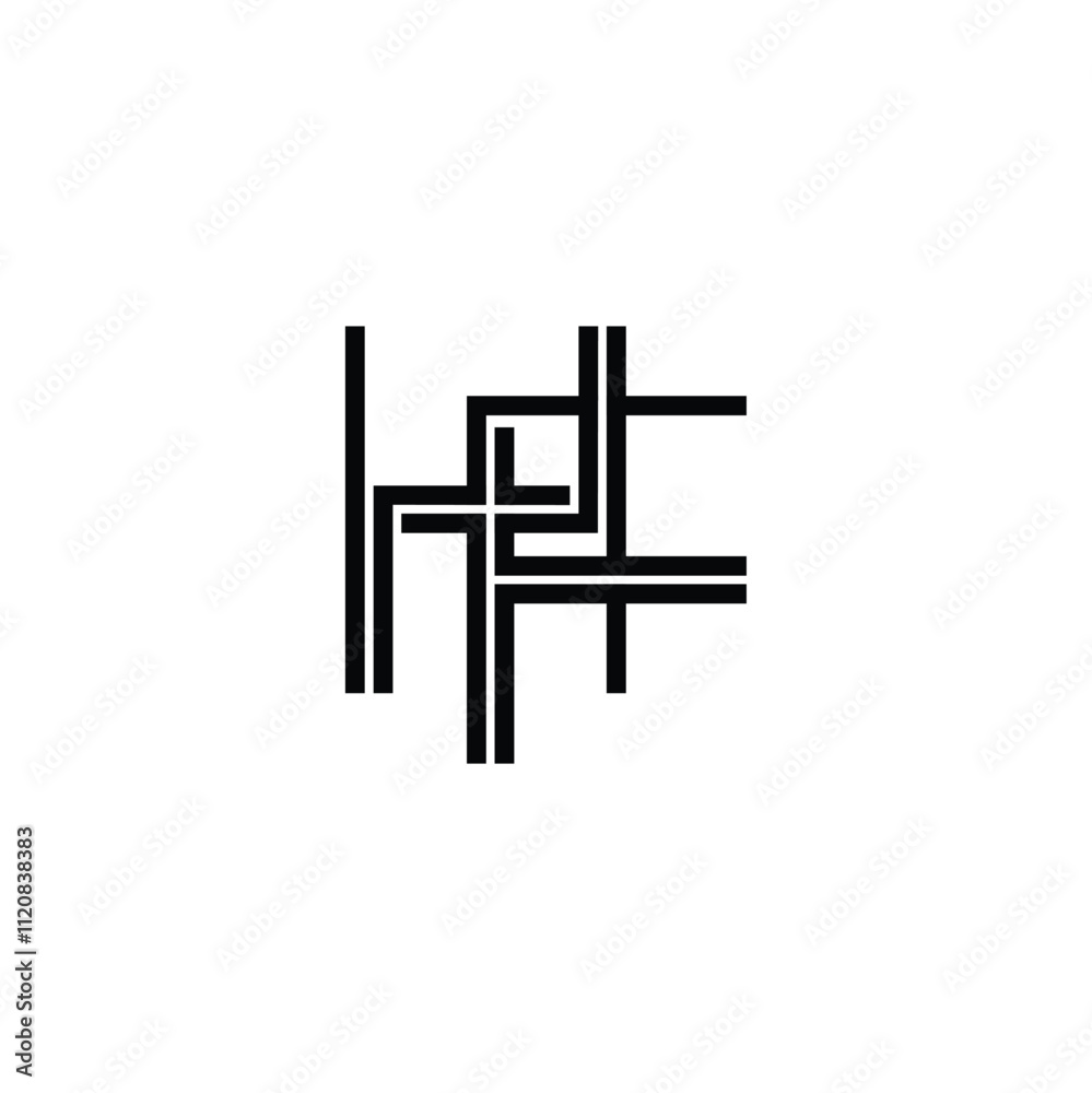 HF monogram logo design letter text name symbol monochrome logotype alphabet character simple logo HF monogram logo design letter text name symbol monochrome logotype alphabet character simple logo