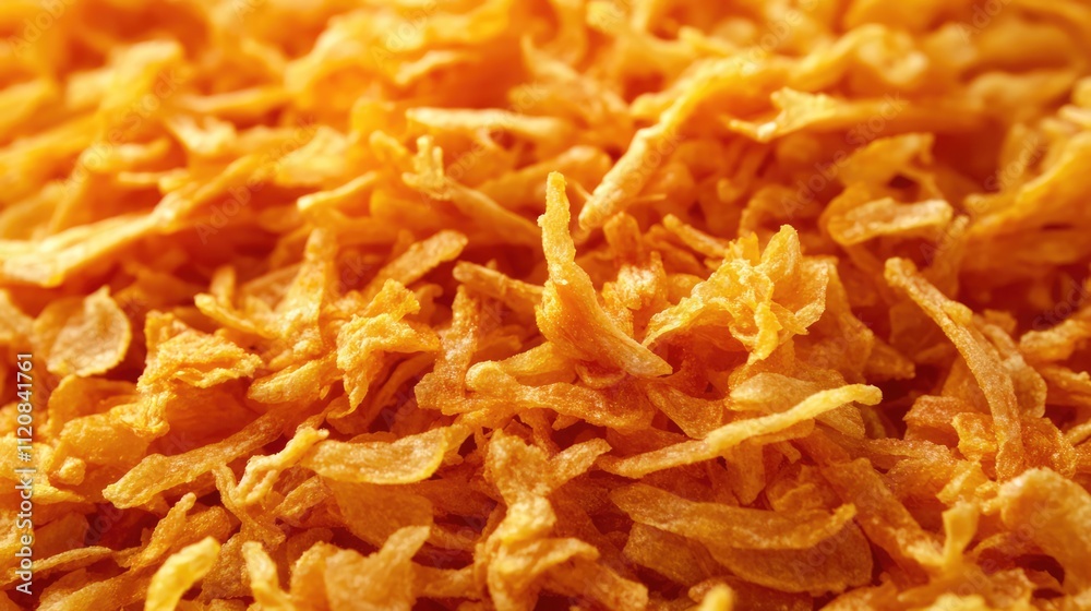 Dried shrimp flakes texture background for culinary uses in Asian dishes and seafood recipes Dried shrimp flakes texture background for culinary uses in Asian dishes and seafood recipes
