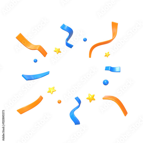 3d cute party confetti popper set