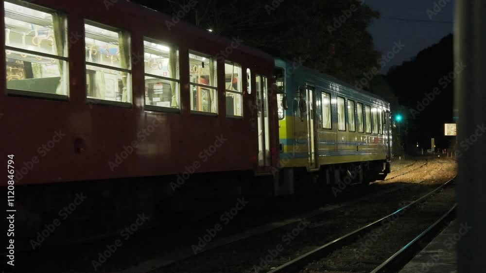 Shimane,Japan - December 4, 2024: A train departng from Izumo Minari station in Japan
Shimane,Japan - December 4, 2024: A train departng from Izumo Minari station in Japan