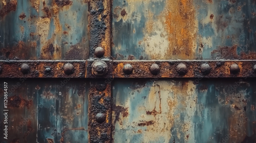 Rusted metal texture with grunge finish showcasing oxidation and a weathered appearance for backgrounds and design projects. Rusted metal texture with grunge finish showcasing oxidation and a weathered appearance for backgrounds and design projects.