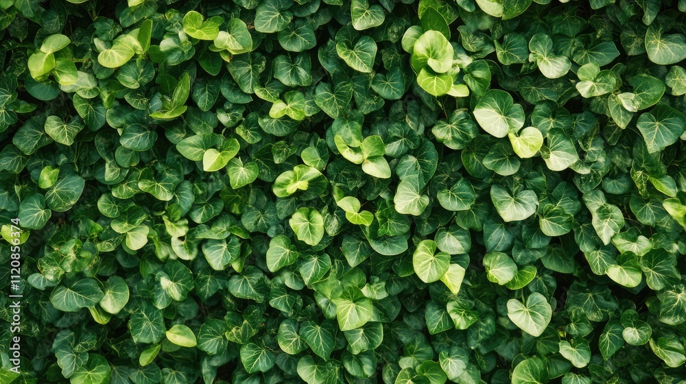 Lush green foliage background showcasing vibrant natural leaves in a peaceful park setting for eco-friendly themes and designs